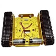 thumbnail image 4 of Juego completo de clásico estándar WiFi Chasis de con orugas de desarrollo ESPduino 2 motores de carretera dorado 10 8.62 x 2.80 pulgadas Baoblaze Chasis de tanque de coche robot inteligente, 4 of 8