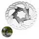 thumbnail image 4 of Rotor De Freno De Bicicleta De Montaña Rotor De Freno De Disipación De Calor Hueco Disco Flotante Grueso Disco De Cinco Clavos Con Hebilla Flotante De Acero Inoxidable 1 Pieza Moyic OD010802-01, 4 of 7