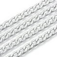 thumbnail image 3 of Aluminium Textured Cuban Link Chains Unwelded with Spool Silver 11.5x7x2mm about 82.02 Feet(25m)/Roll, 3 of 4