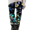 thumbnail image 3 of lcziwo Weekly Sale, 2025 New Years Eve Party Outfits for Women Trendy Glitter Sequin Print Tight Leggings Gym High Waisted Tummy Control Workout Yoga Pants Multicolor L, 3 of 6
