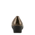 thumbnail image 6 of Flexus MACADI Women’s Wedge Loafer – Slip-On Work Shoe with Removable Insole, Faux Patent and Microsuede Upper – Lightweight Comfort Heel, 6 of 9
