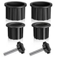 thumbnail image 2 of PENGXIANG 6PCS Patio Umbrella Base Parts Plastic Parasol Stand Replacement Parts 4PCS Umbrella Base Bracket Hole Ring Plug Cover  2PCS M8 Cap Screws for Most Beach Backyard Balcony Umbrel, 2 of 9