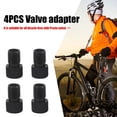 thumbnail image 4 of 4 Uds Presta a adaptador de válvula de bicicleta americana herramienta de compresor de aire de bomba de aluminio, 4 of 7