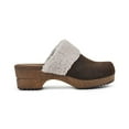 thumbnail image 2 of WHITE MOUNTAIN Shoes Bonus Footbeds Clog, Brown/Suede W/Fur, 8.5 M, 2 of 6