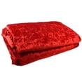 thumbnail image 2 of HOMEFORD ESC13 Rectangle Velvet Party Dining Tablecloth, 132-inch x 90-inch, Red, 2 of 3