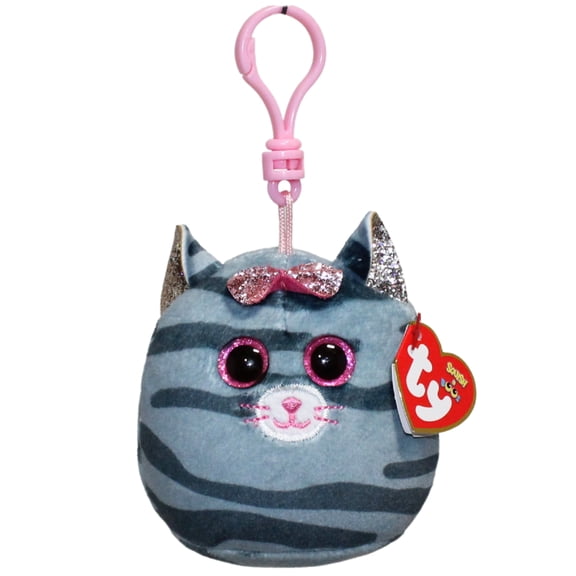 Ty Squish-a-Boos (Plastic Key Clip) - Kiki the Cat  - Stuffed Animal