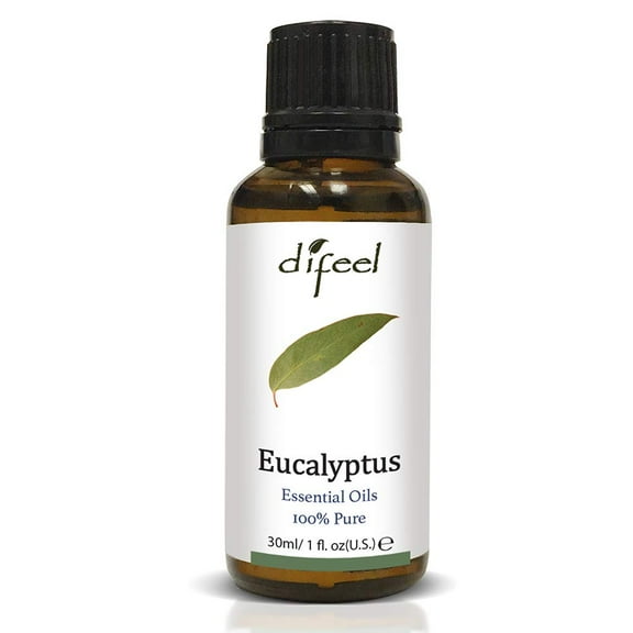 Difeel Essential Oils 100% Pure Eucalyptus Oil 1 oz. (Pack of 6)