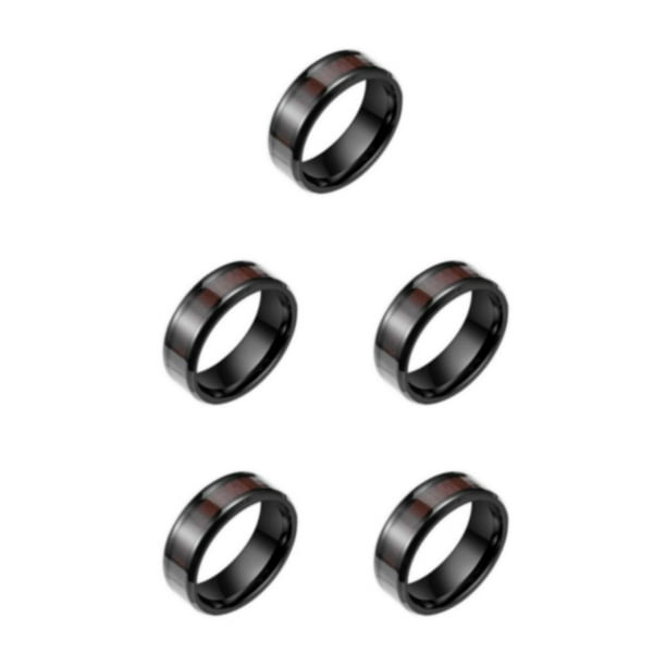 Minnieouse Anillos de acero inoxidable Anillo de moda de oro Exquisita joyería minimalista Dedo Manos Mujeres Regalos Encanto Accesorios de Type2 NO2