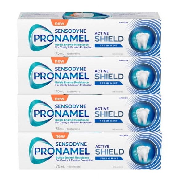 SENSODYNE PRONAMEL Active Shield Enamel Toothpaste – Mint 4pack x 75ml