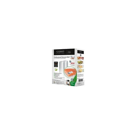 Caso Design - Professional 8" x 20' Food Vacuum Rolls, Set of 2 - Clear