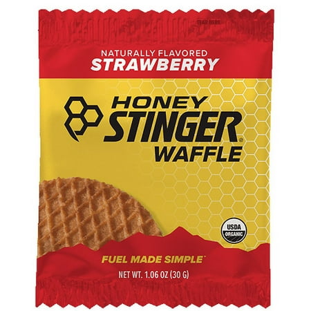 Honey Stinger Organic Waffle, Strawberry, 16 count