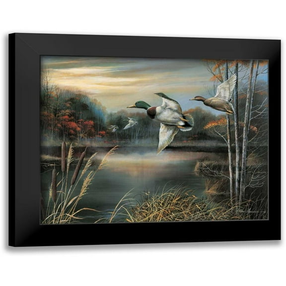 Manning, Ruane 14x12 Black Modern Framed Museum Art Print Titled - Morning Call