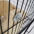 thumbnail image 3 of 1 Piece Wooden Rabbit Food Bowl Fun Shape Guinea Pig Chinchilla Foldable Fixed Feeder, 3 of 5