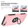thumbnail image 6 of JTCASES for iPhone 6/6s Case, Car Mount Bracket 2-layer Hybird Shockproof PC TPU Anti-fall Slim Fit Lightweight Magnetic Cover for iPhone 6/6s, Rosegold, 6 of 7