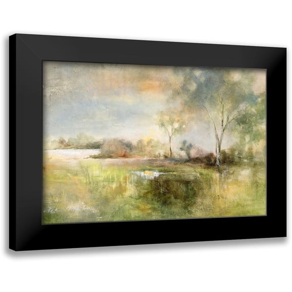 Jennings, J Austin 14x11 Black Modern Framed Museum Art Print Titled - Reflection of June