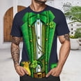 thumbnail image 5 of jowamay Men's St. Patrick's Day T-Shirt Shamrock Short Sleeve Crew Neck Funny T Shirts Summer Clothes for Party Travel, 5 of 6