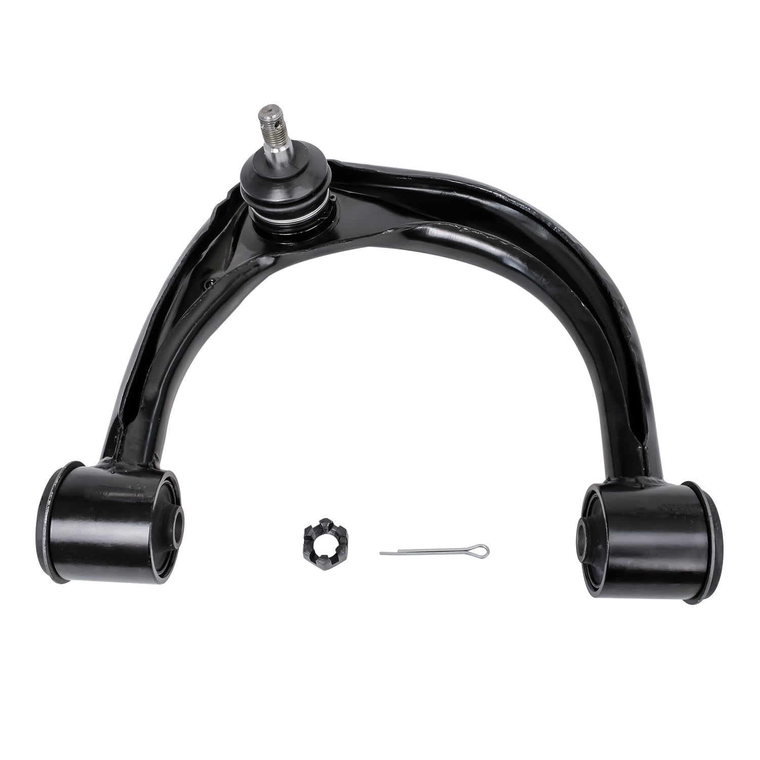 Detroit Axle - Front Right Upper Control Arm for Toyota 2003-2024 4Runner 2007-2014 FJ Cruiser Lexus 2003-2009 GX470 2010-2023 GX460, Passenger Side Upper Control Arm Assembly