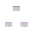 thumbnail image 4 of Tholdsy 10 piezas Contenedor de bolsa con cremallera Conveniente Bolsa de documentos de PVC Bolsa de retención de documentos Contenedores de A6 Púrpura 3Conjunto, 4 of 6
