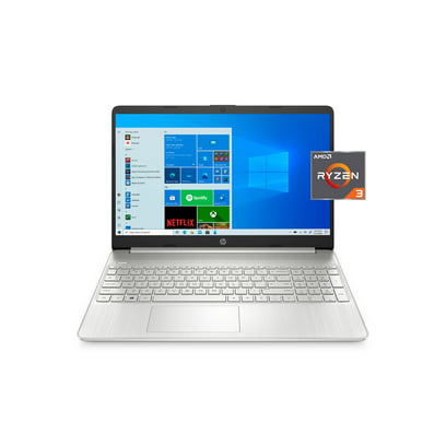 HP 15-ef1300wm 15.6″ Laptop, AMD Ryzen 3, 4GB RAM, 128GB SSD