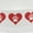 Heart Paw, variant on Bone Dry Ceramic Pet Bowls Non-Slip, Dishwasher Safe, Large, 7.5x2.4", Rainbow, 2 Count