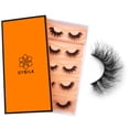 thumbnail image 1 of Pestañas postizas DYSILK estilo mink, efecto desfilado, 5 pares, 6D, faux mink, 1 of 6