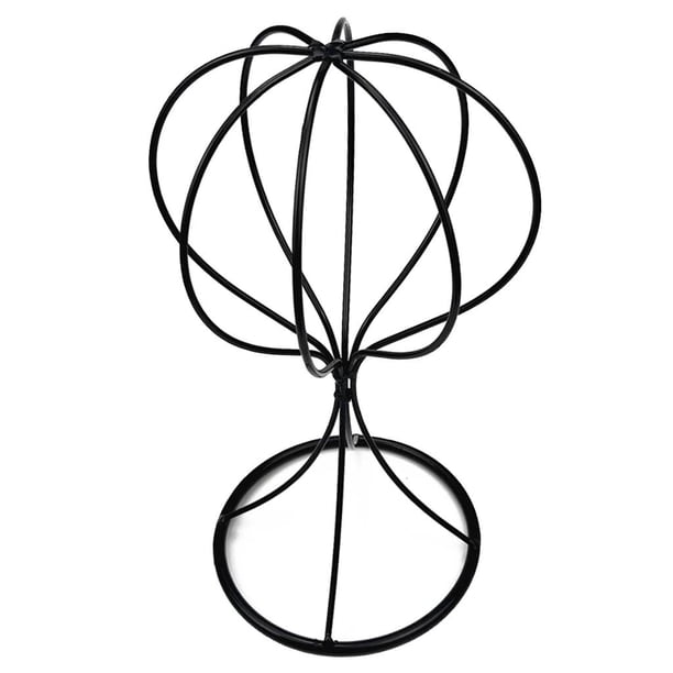 Expositor de joyas con forma de globo para sombreros y gorras de metal de sobremesa 22cm
