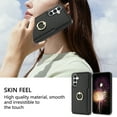 thumbnail image 3 of Feishell for Samsung A14 5G Wallet Case with Card Holder, 360°Rotation Ring Holder Kickstand, Premium PU Leather RFID Blocking Card Pocket Protective Cover for Samsung Galaxy A14 5G, Black, 3 of 9