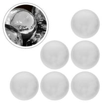 WEAVILUX Weavilux Silver Stainless Steel Gazing Balls 6pcs Decorative for Garden Ornament