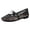 Black, variant on Rokment Women's Mesh Embroidered Ballet Flats Comfortable Walking Shoes Bowknot Square Closed Toe Ballerina Low Heel Bridal Lace Floral Bow Dress Slip on Loafers Summer Fall Casual Black Size 6