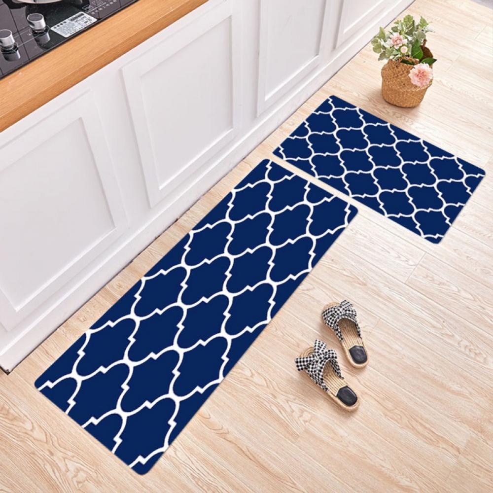 LOCHAS Anti Fatigue Kitchen Rug Sets 2 Pieces Non Slip Thick