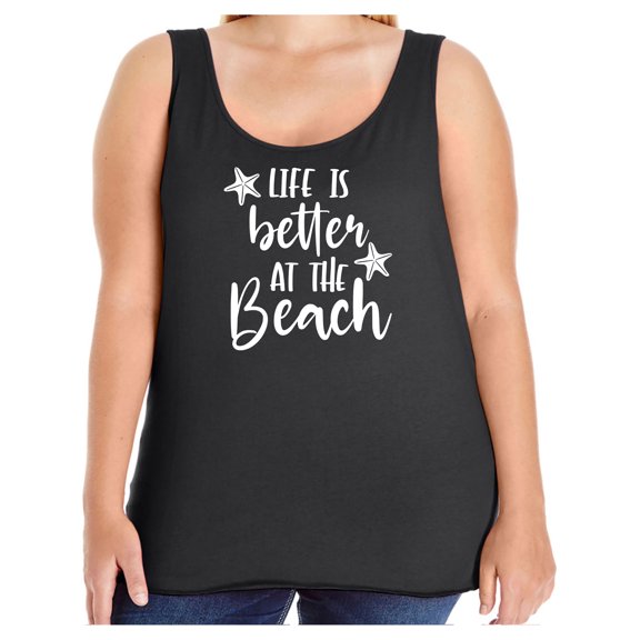 Life Is Better At The Beach Womens Tank Top