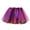 Purple, variant on Zwiiyzr 2-10 Years Toddler Baby Girls Layered Tulle Tutu Princess Ballet Dress Cute Multicolour Net Yarn Skirt Multi-Color Bow Skirt Green