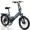 Green, variant on Lilypelle Folding Step-Thru Electric Bike for Adults, 20"×3.0 Fat Tire 7 Speed Electric Cargo Bicycle, 500Wh Built-in detachable battery, Peak 1000W Rear Motor,20MPH, Fits for 4'9" to 6'5"