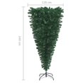 thumbnail image 4 of vidaXL Upside-down Artificial Pre-lit Christmas Tree with Ball Set 240 cm, 4 of 5