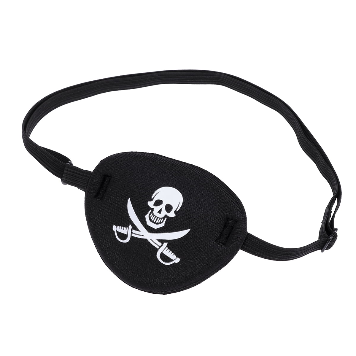 Hemoton Pirate Skull Children Kids Eye Patch Eye Mask for Lazy Eye (Black)