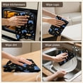 thumbnail image 5 of 6 Pcs Funny Kitchen Towels,Blue Controllers Games Icons Black Pattern Microfiber Dish Towels,Kitchen Tea Towels,Kitchen Towel Set (18" X 26"), 5 of 7