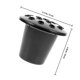 thumbnail image 2 of OULII 6Ud Florero Con Base De Loto En Plástico Negro Resistente Para De Tumbas Y Ceremonias Funerarias, 2 of 8