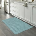 thumbnail image 2 of Mainstays Dylan Solid Diamond Olefin Blue Indoor Accent Rug, 2'6"x3'10", 2 of 9