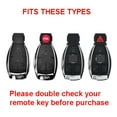 thumbnail image 6 of Dobrev Hot Sports Leather Case Fob Key Chain Fits Mercedes Benz Smart Key (Black), 6 of 6