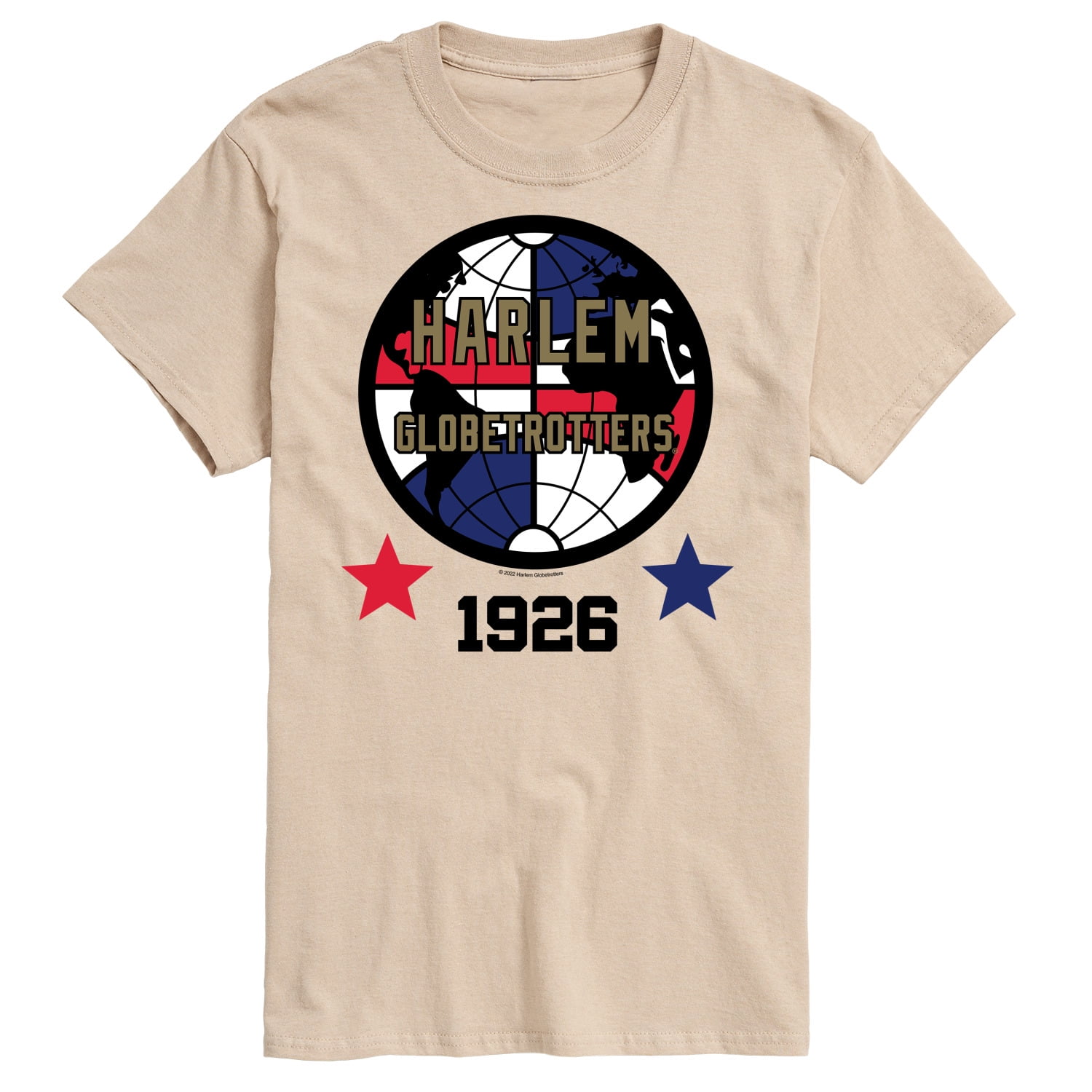 Harlem Globetrotters Globetrotter Globe Logo Men's Short Sleeve