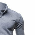 thumbnail image 4 of IROINNID Men's Hoodie Long Sleeve Solid Color Loose Fall Jacket Sweater Jacket, 4 of 4