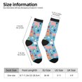 thumbnail image 2 of Lukts Cute Dog Pattern Womens Crew Soft Moisture-wicking Socks,Moisture Control Crew Socks,Mid Calf Socks, 2 of 6