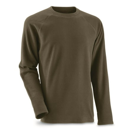 Guide Gear Men s Heavyweight Fleece Base Layer Top Olive Brown 2XL