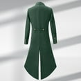thumbnail image 6 of 2025 Men's Steampunk Vintage Tailcoat Jacket Gothic Victorian Coat Uniform Halloween Medieval Renaissance Top, 6 of 6