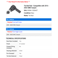 thumbnail image 2 of Tie Rod End - Compatible with 2015 - 2022 GMC Canyon 2016 2017 2018 2019 2020 2021, 2 of 2