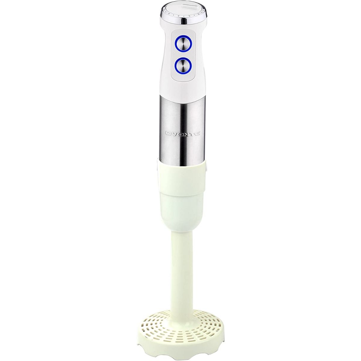 Ovente Potato Vegetable Multi Masher Blender Attachment, BPA-Free Easy to Use Nonstick Dishwasher Safe, Compatible with Ovente 6-Series Electric Hand Stick Blender HS660, HS665, HS680, ACPHS500W