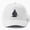 White, variant on Samurai in Armor Baseball Hat, Sword Warrior Character Graphic Design, Classic Cap