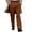 C-Brown120, variant on DHFJKG Dress Pants For Men Wide Leg Loose Fit Casual Business Flat Front Solid Color Stretch Pants Classic Trousers