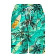 thumbnail image 6 of HAPIMO Quick Dry Board Shorts Men Swim Trunks with Compression Liner Hawaiian Bathing 9" Beach Shorts Casual Outings Travel Shorts Summer Outdoor Swimsuit Shorts Mint Green 3X-Large, 6 of 6
