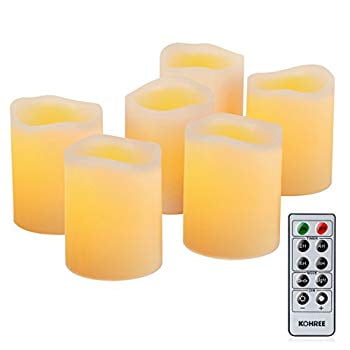 unscented votive flameless
